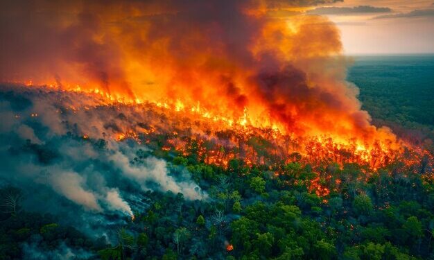 aerial-view-massive-wildfire-engulfing-forest-flames-smoke-rising-against-evening-sky-environmental-disaster-scene_996993-109823