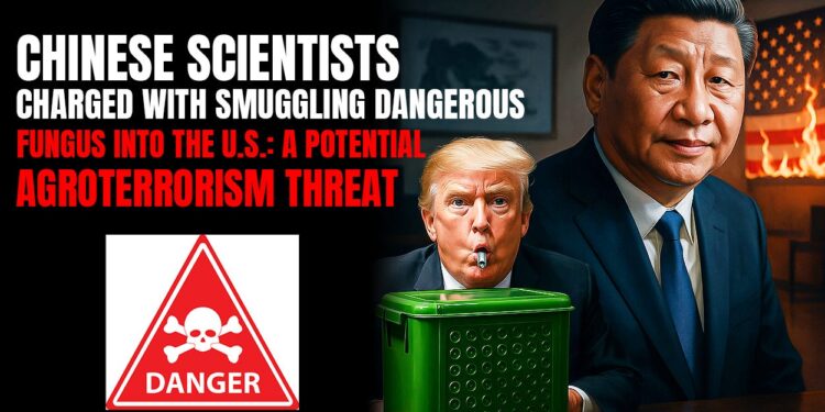 Chinese Scientists Accused of Smuggling Agroterrorism Fungus Into U.S. Sparks National Security Alarm